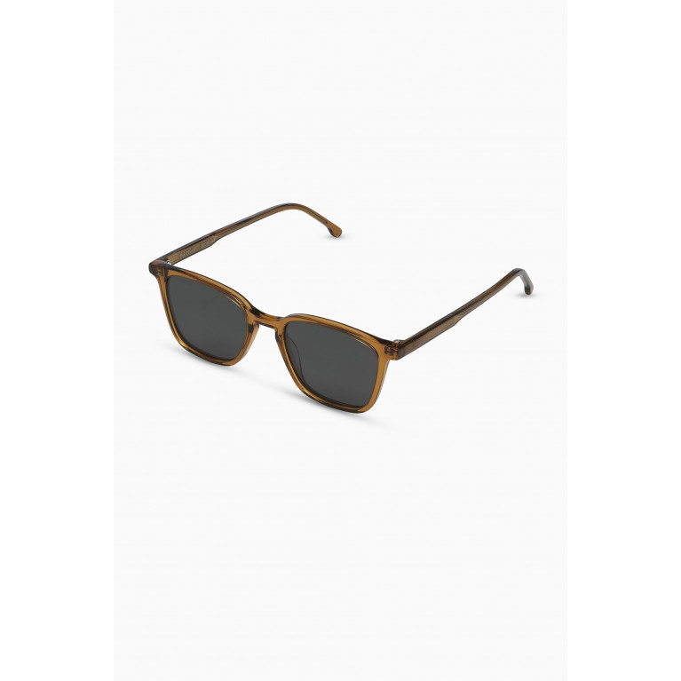 Komono - Ethan Sand Square Sunglasses in Acetate