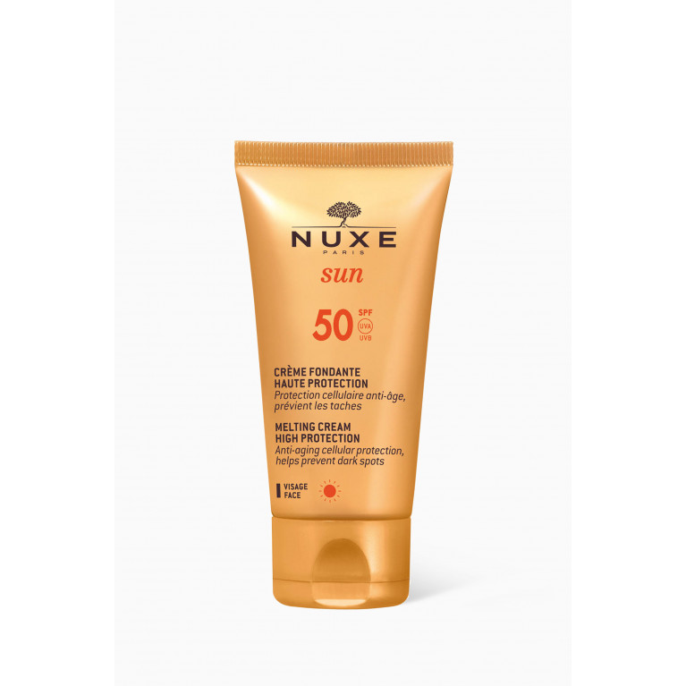 NUXE - Sun Melting Cream High Protection For Face SPF 50, 50ml