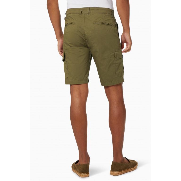 NASS - Lisbon Cargo Shorts in Cotton Green