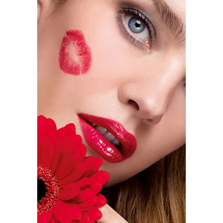 Guerlain - 409 Fuchsia Flush KissKiss Shine Bloom Lipstick Balm, 3.2g