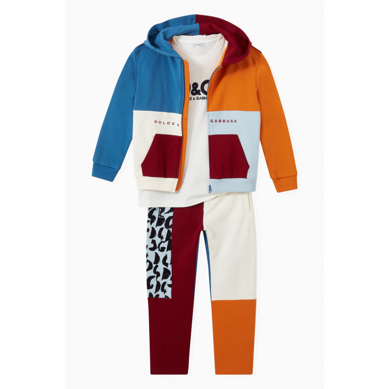Dolce & Gabbana - Patchwork Jogger Pants in Jersey