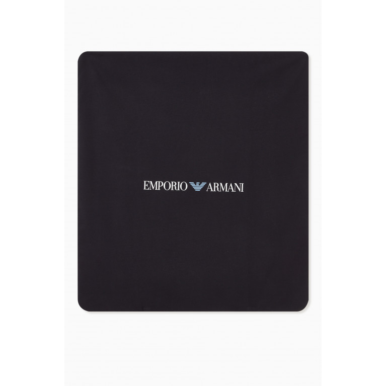 Emporio Armani - EA Essential Capsule Double-faced Blanket in Cotton