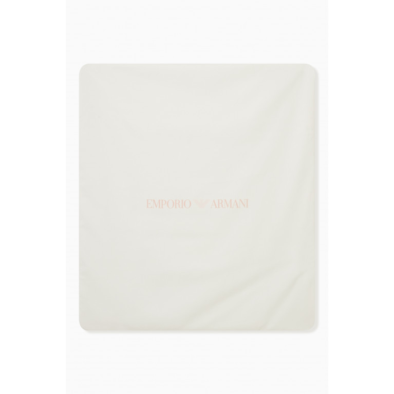 Emporio Armani - EA Essential Capsule Double-faced Blanket in Cotton