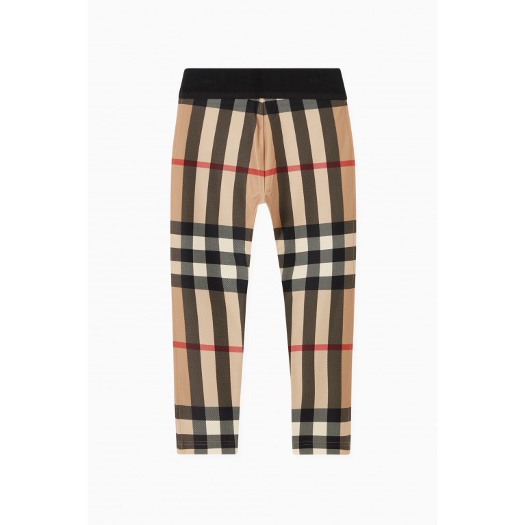 Burberry - Check Leggings in Jersey