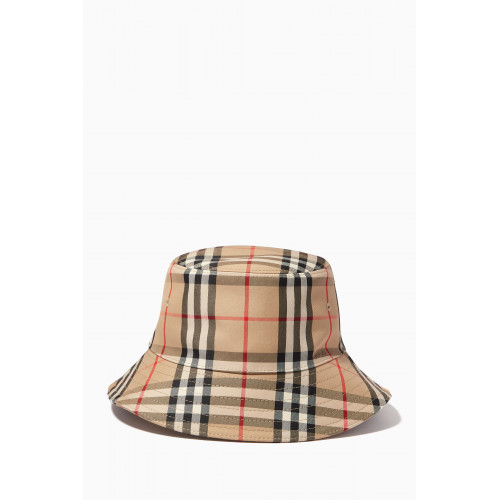 Burberry - Vintage Check Bucket Hat in Technical Cotton