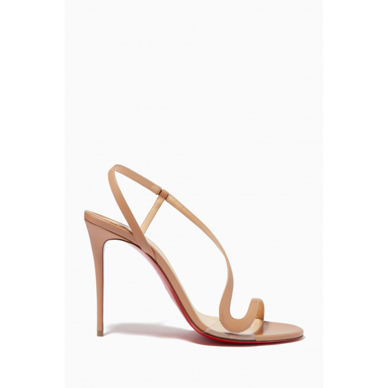 Christian Louboutin - Rosalie 100 Sandals in Leather Pink