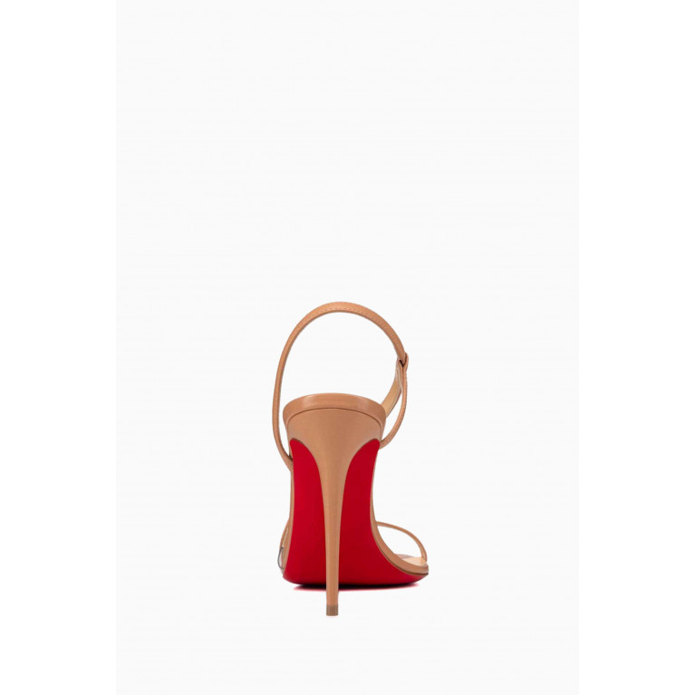 Christian Louboutin - Rosalie 100 Sandals in Leather Neutral