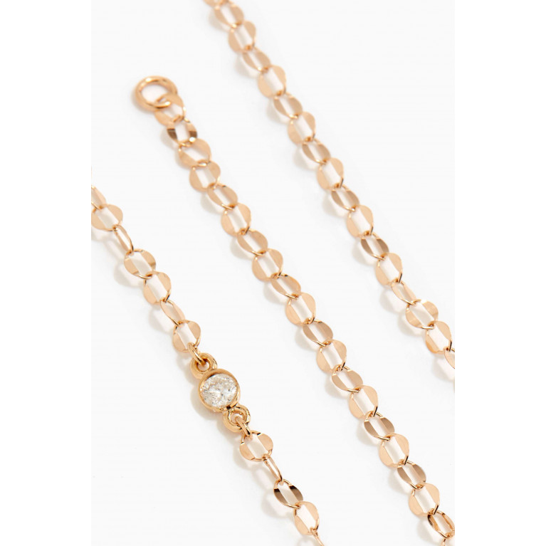 STONE AND STRAND - Twinkle Bezel Diamond Necklace in 14kt Yellow Gold