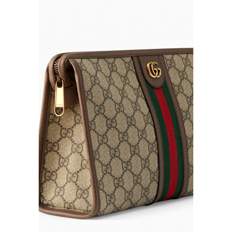 Gucci - Ophidia Toiletry Case in GG Supreme Canvas
