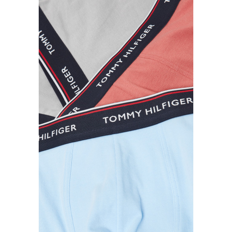 Tommy Hilfiger - Logo Trunks in Stretch-cotton, Set of 3 Multicolour