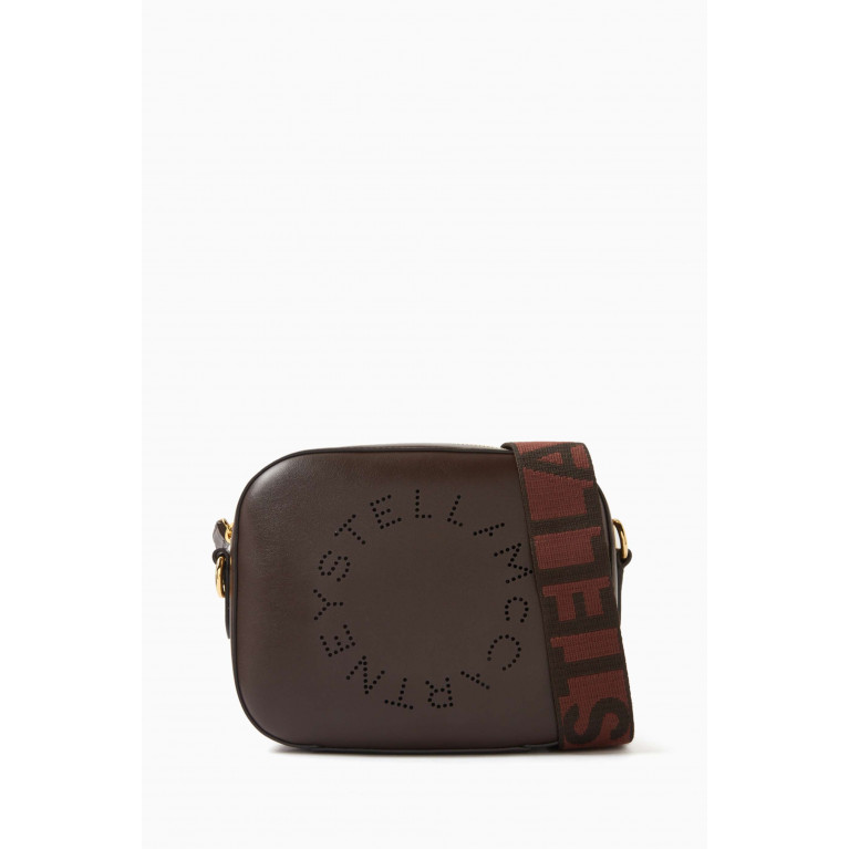 Stella McCartney - Mini Stella Logo Bag in Eco Alter Nappa Brown
