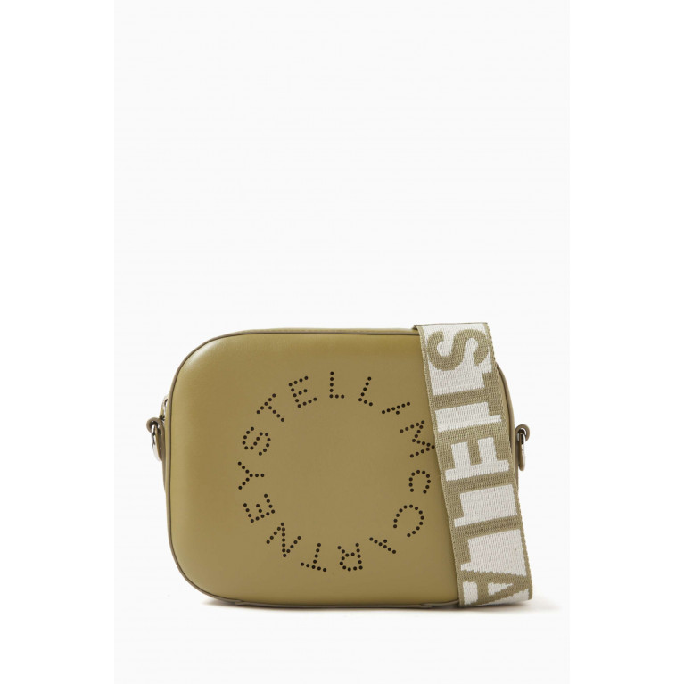 Stella McCartney - Mini Stella Logo Bag in Eco Alter Nappa Brown