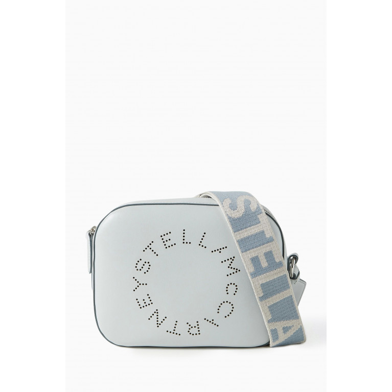 Stella McCartney - Stella Logo Mini Bag in Eco Alter Nappa Blue