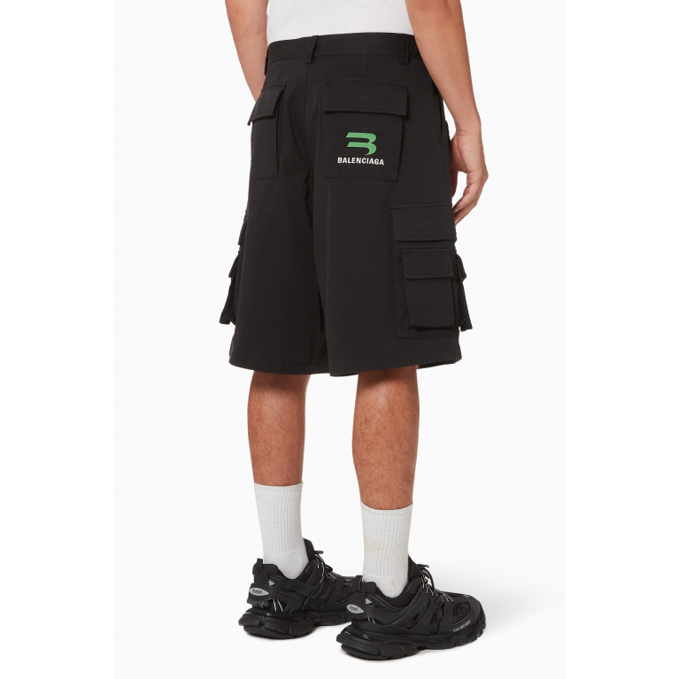 Balenciaga - Gamer Shorts in Stretch Cotton Gabardine