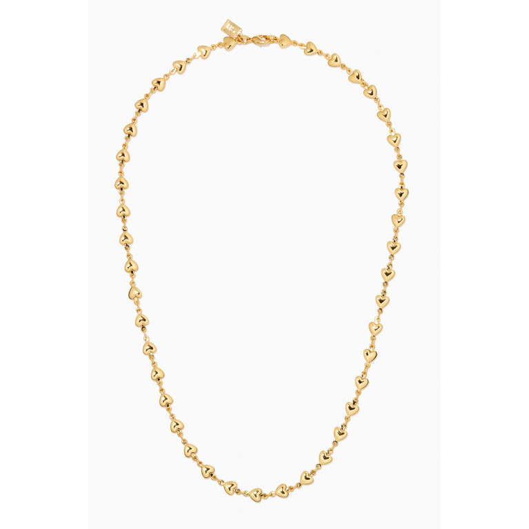 Crystal Haze - Habibi Chain Necklace in 18kt Gold Plating