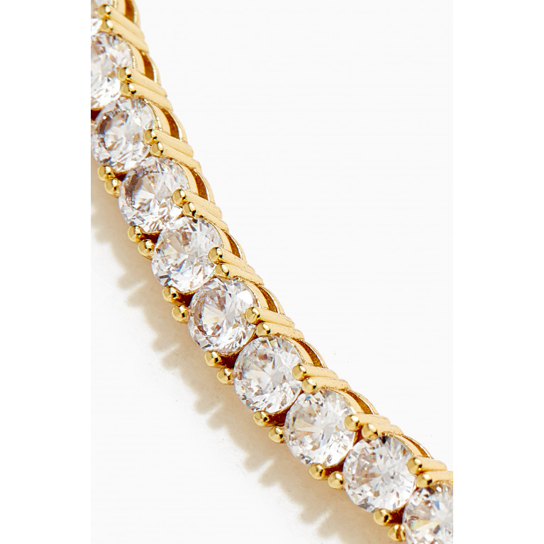 Crystal Haze - Serena Necklace in 18kt Gold Plating White