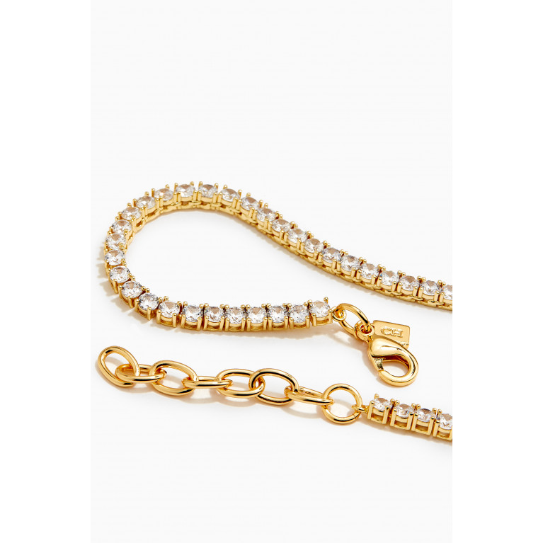 Crystal Haze - Serena Necklace in 18kt Gold Plating White