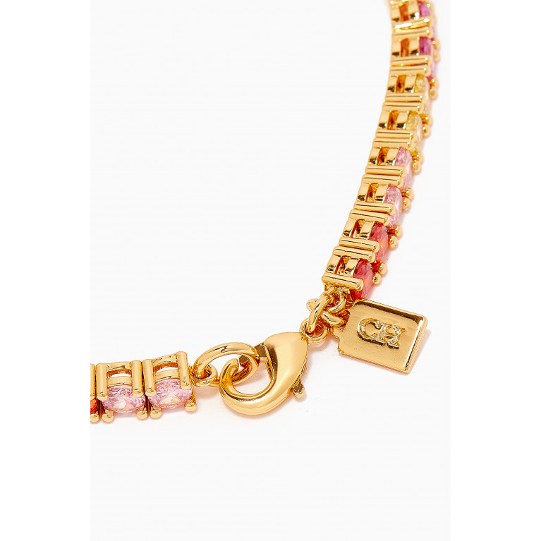 Crystal Haze - Serena Bracelet in 18kt Gold Plating Multicolour