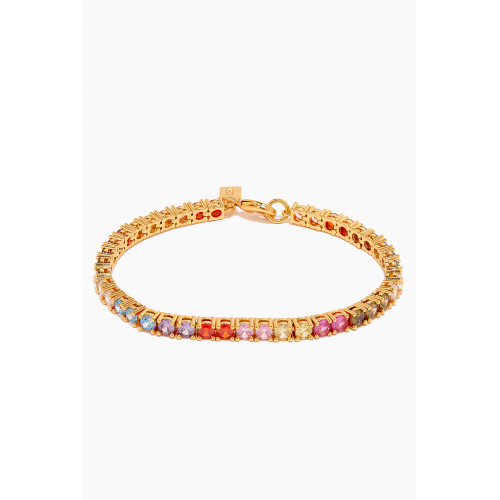 Crystal Haze - Serena Bracelet in 18kt Gold Plating Multicolour