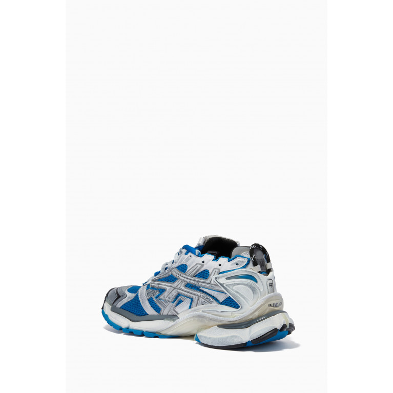 Balenciaga - Runner Sneakers in Mesh & Nylon Blue