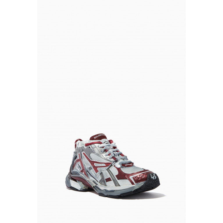 Balenciaga - Runner Sneakers in Mesh & Nylon Red