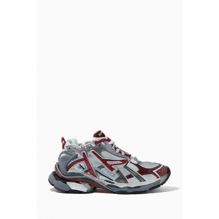 Balenciaga - Runner Sneakers in Mesh & Nylon Red