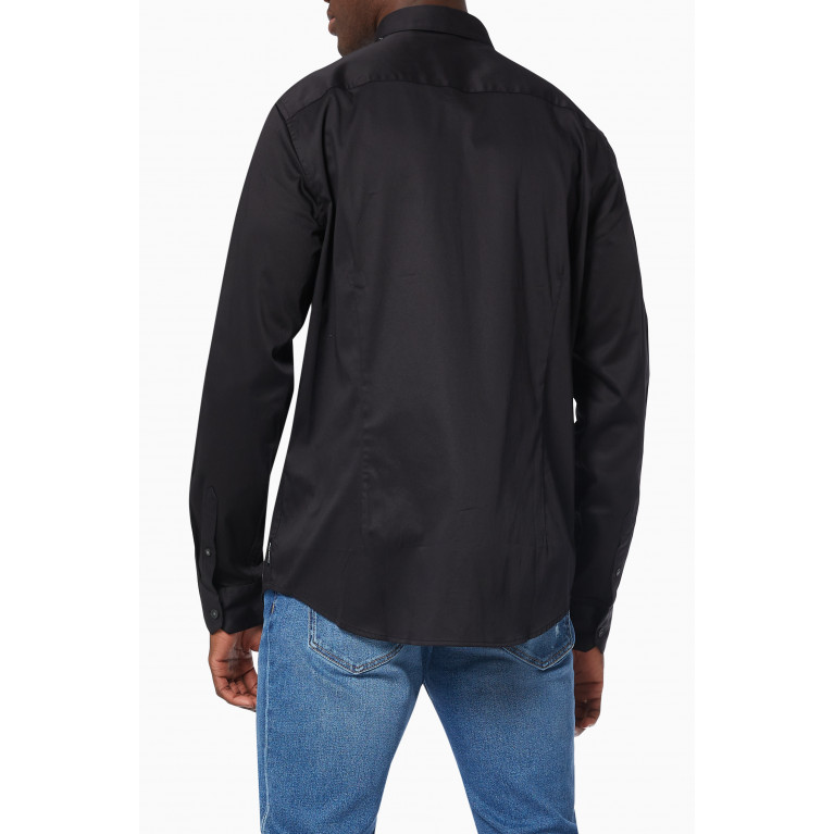 Armani Exchange - Slim Fit Shirt in Cotton Black