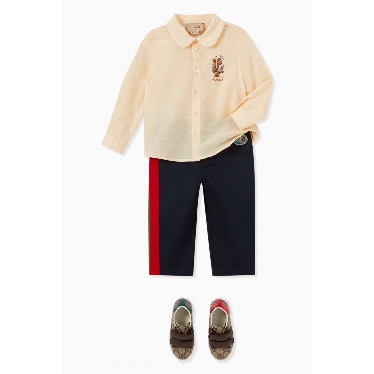 Gucci - Baby Pants in Stretch Gabardine
