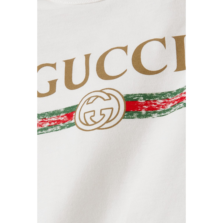 Gucci - Gucci Logo Baby Gift Set in Cotton Jersey