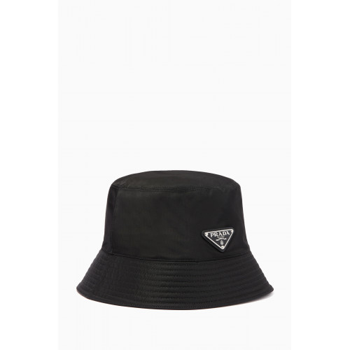 Prada - Triangle Logo Bucket Hat in Re-Nylon