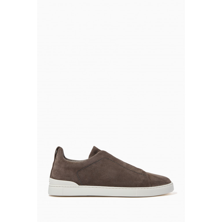 Zegna - Triple Stitch Sneakers in Suede