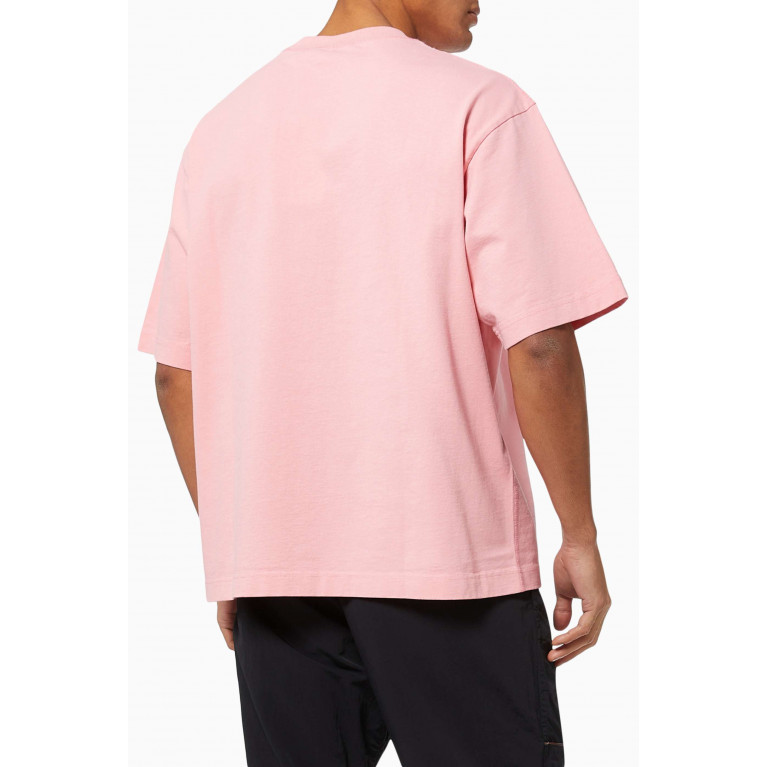 Acne Studios - Extorr Stamp T-shirt in Cotton Jersey Pink