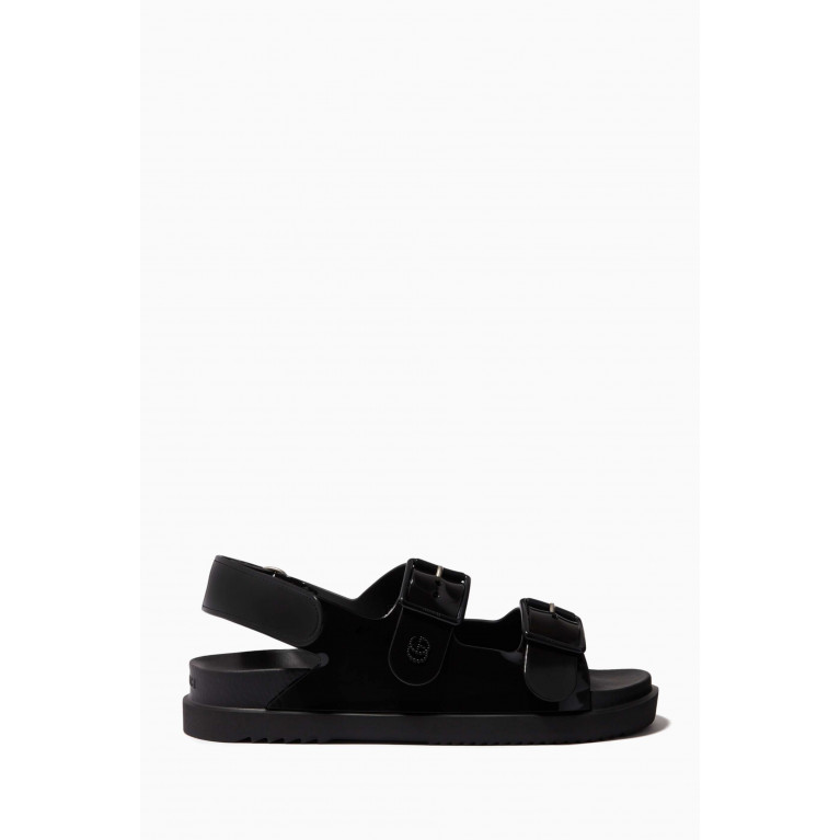 Gucci - Isla Sandals in Rubber Black
