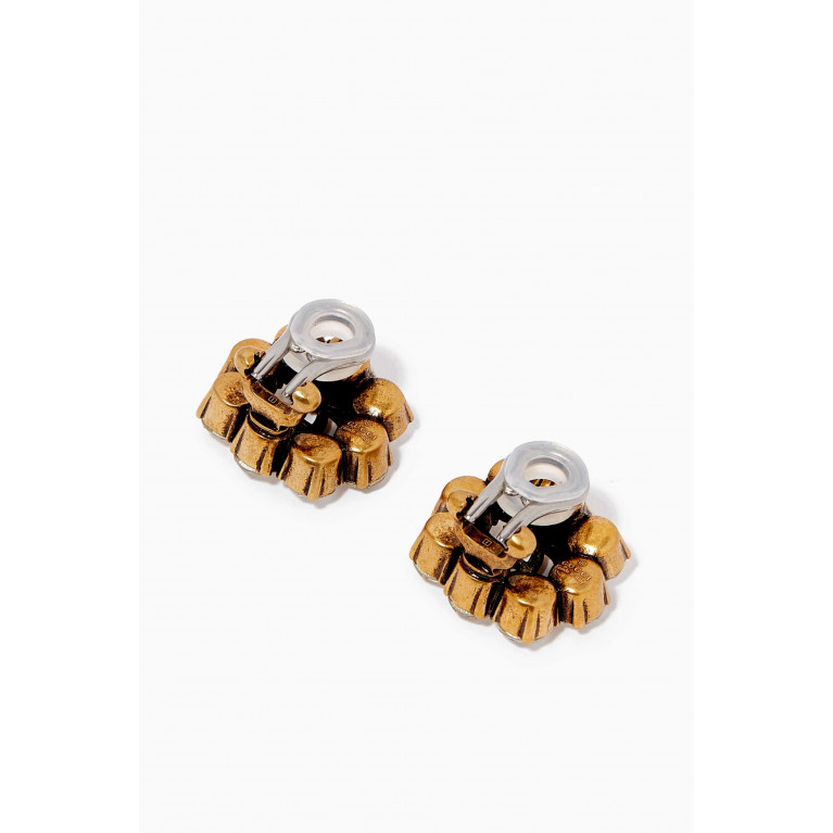 Gucci - Crystal Double G Earrings