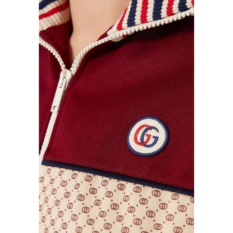 Gucci - Interlocking G Print Jacket in Technical Jersey