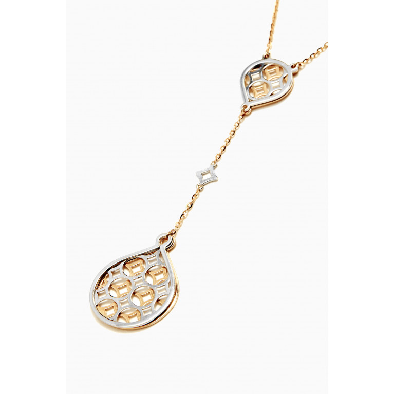 Damas - Al Qasr Necklace in 18kt Rose & White Gold Rose Gold