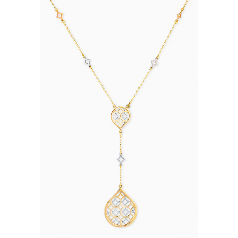 Damas - Al Qasr Necklace in 18kt Rose & White Gold Rose Gold