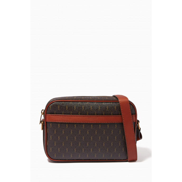 Saint Laurent - Le Monogramme Camera Bag in Canvas & Smooth Leather
