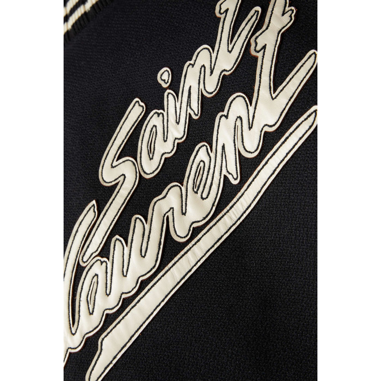 Saint Laurent - "SAINT LAURENT" 50s Teddy Jacket in Wool