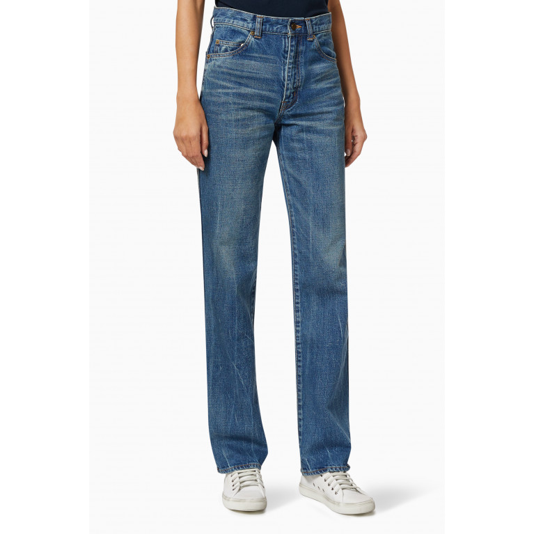 Saint Laurent - 60's Straight Jeans in Cotton Denim