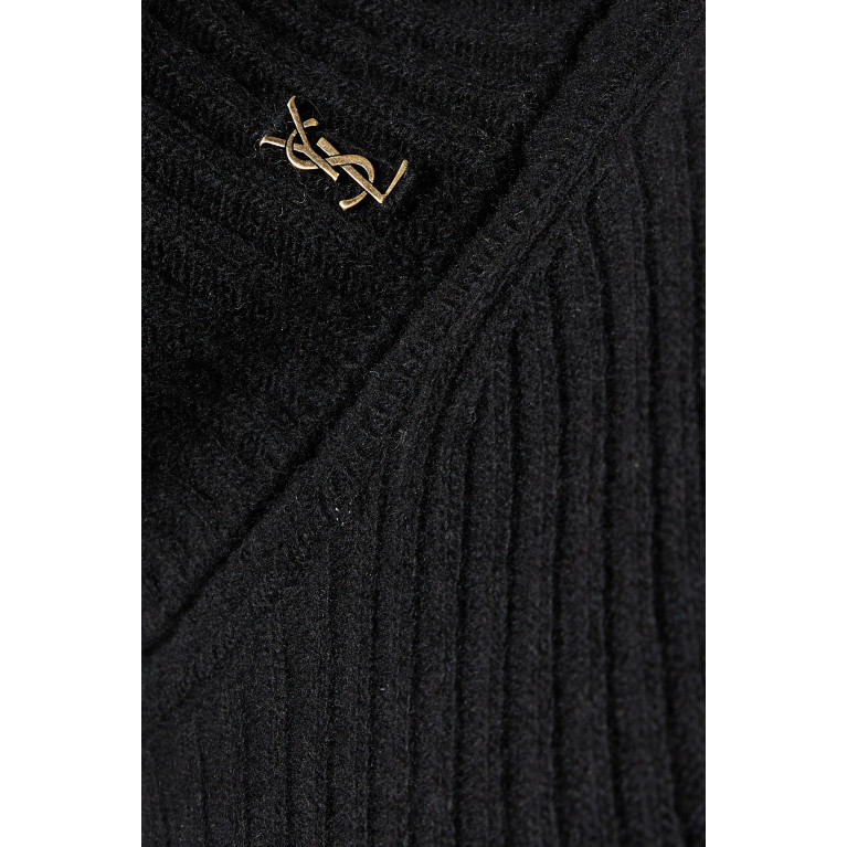Saint Laurent - Turtleneck Sweater in Ribbed Knit
