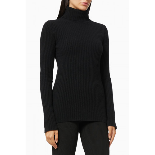 Saint Laurent - Turtleneck Sweater in Ribbed Knit