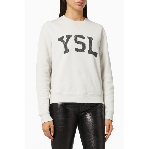 Saint Laurent - YSL Vintage Sweatshirt in Cotton