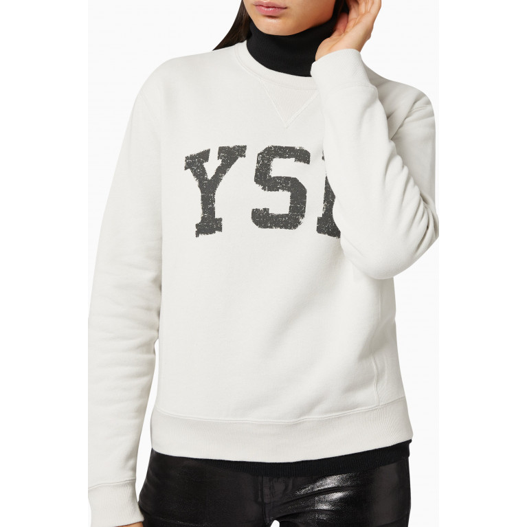 Saint Laurent - YSL Vintage Sweatshirt in Cotton