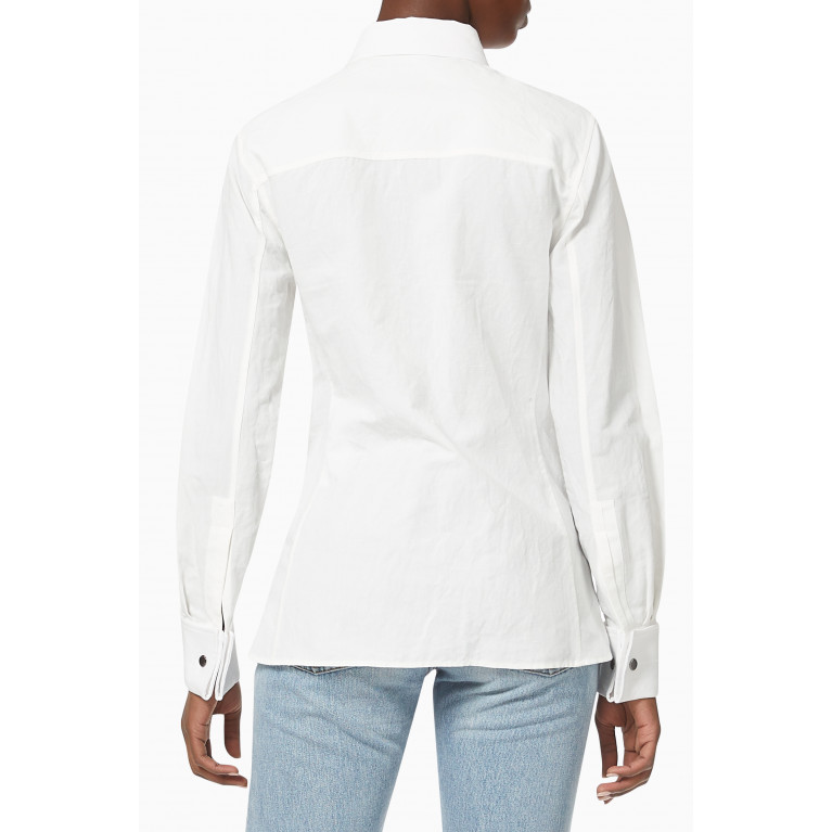 Saint Laurent - Monogram Shirt in Cotton & Linen
