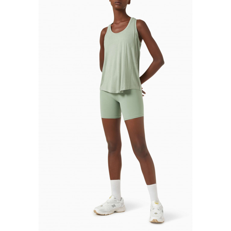 Splits 59 - Airweight High-waist Shorts in Nylon Green