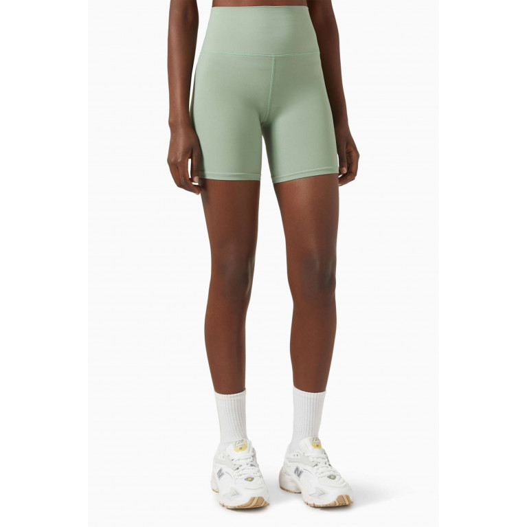 Splits 59 - Airweight High-waist Shorts in Nylon Green