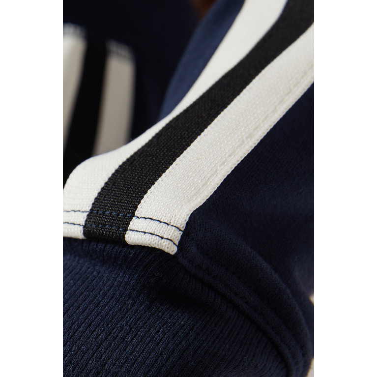 Splits 59 - Warm-up Stripes Sweatshirt in Fleece Blue