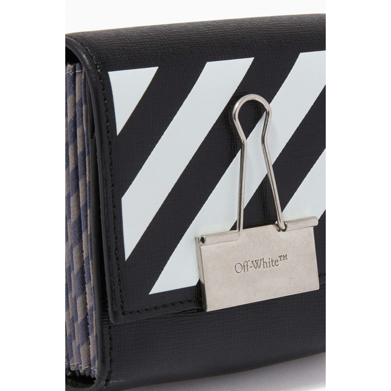 Off-White - Diagonal Wallet in Saffiano Leather