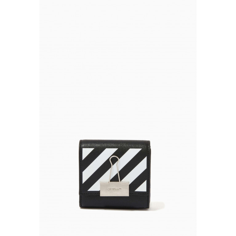 Off-White - Diagonal Wallet in Saffiano Leather